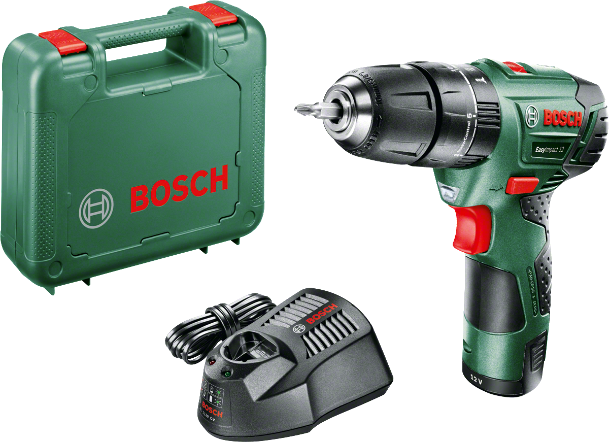Bosch Easy Impact 12  Darbeli Matkap(2,5 AH Tek Akü)