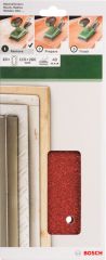 Bosch - Titreşimli Zımpara Kağıdı 10'lu, 115 x 280 mm 40 Kum 14 Delik
