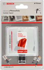 Bosch - Endurance Serisi Zorlu Malzemeler için Carbide Delik Açma Testeresi (Panç) 70 mm