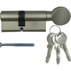 Kale Kilit Standart Mandallı Silindir 68mm (26+10+32) Nikel