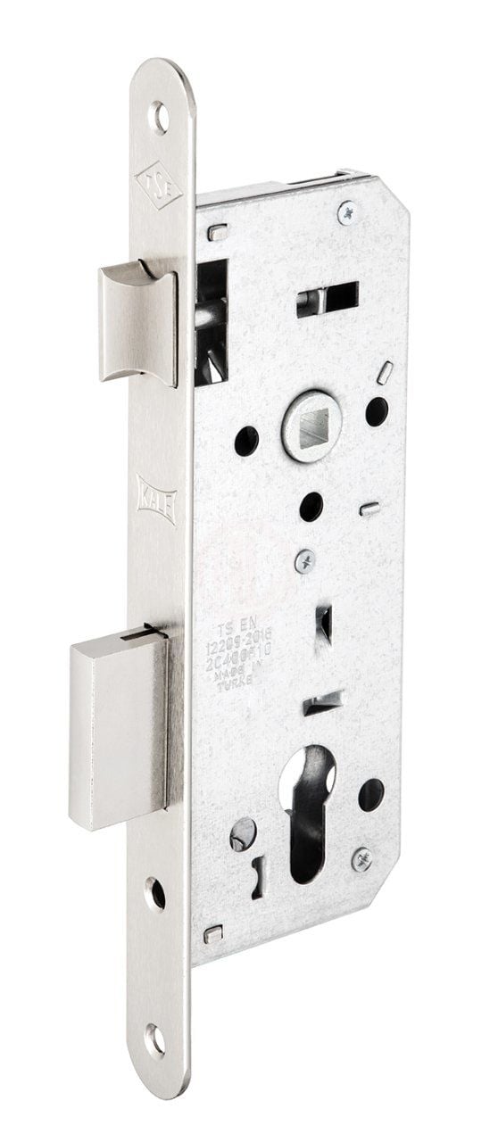 Kale Kilit Standart Silindirli Rozet Delikli Daire Kilidi 60mm NİKEL