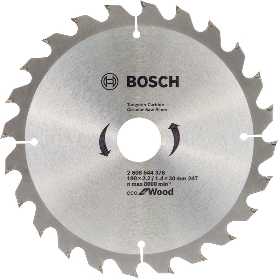 Bosch 2608644376 190x30 mm 24 Diş Daire Testere Bıçağı