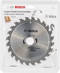 Bosch 2608644376 190x30 mm 24 Diş Daire Testere Bıçağı