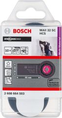 Bosch - Starlock Max - MAII 32 SC - HCS Üniversal Derz ve Macun Kesici Testere Bıçağı (Japon Bıcagı) 10'lu