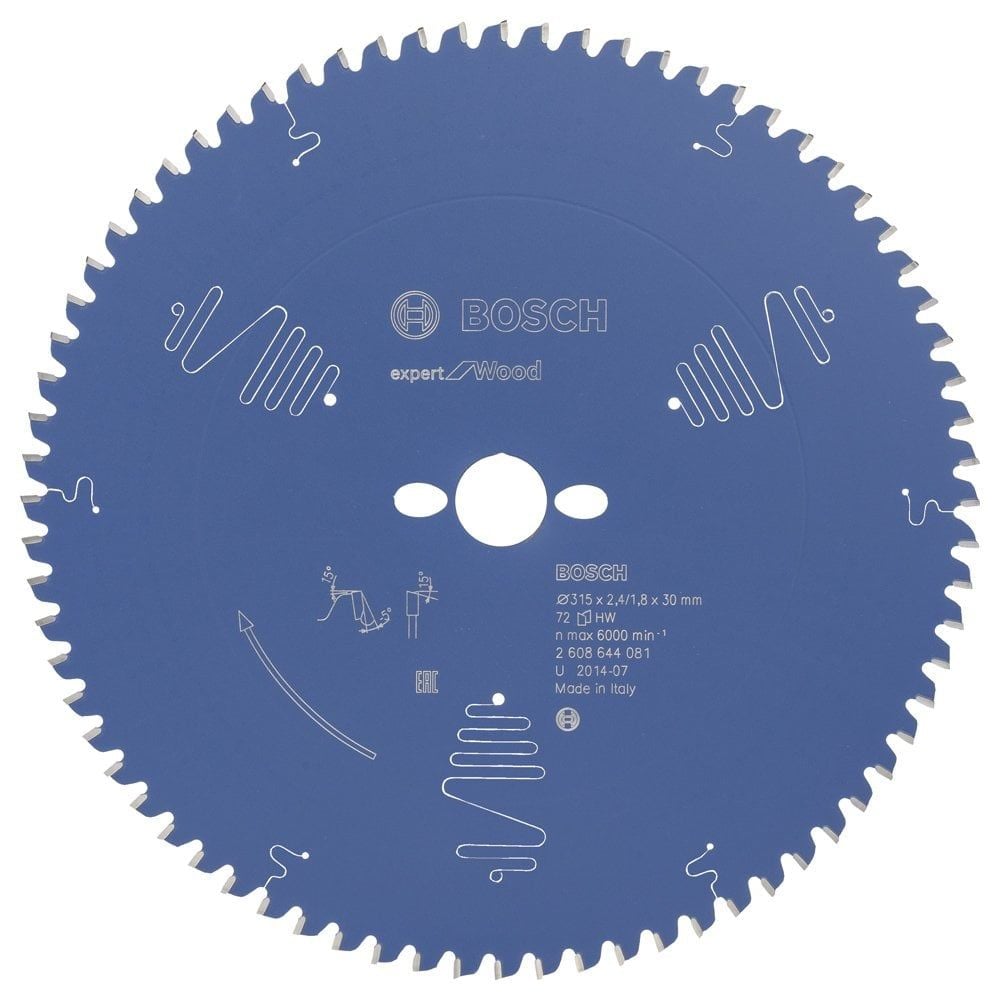 Bosch - Expert Serisi Ahşap için Daire Testere Bıçağı 315*30 mm 72 Diş