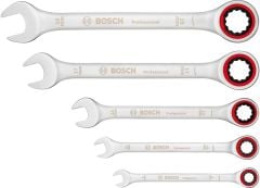 Bosch Profesyonel Cırcırlı Anahtar Seti 5 Parça - 1600A02Z3D