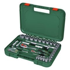 Bosch 1/4'' ve 1/2'' Cırcırlı Somun Sıkma Seti 56 Parça - 1600A02Z9G
