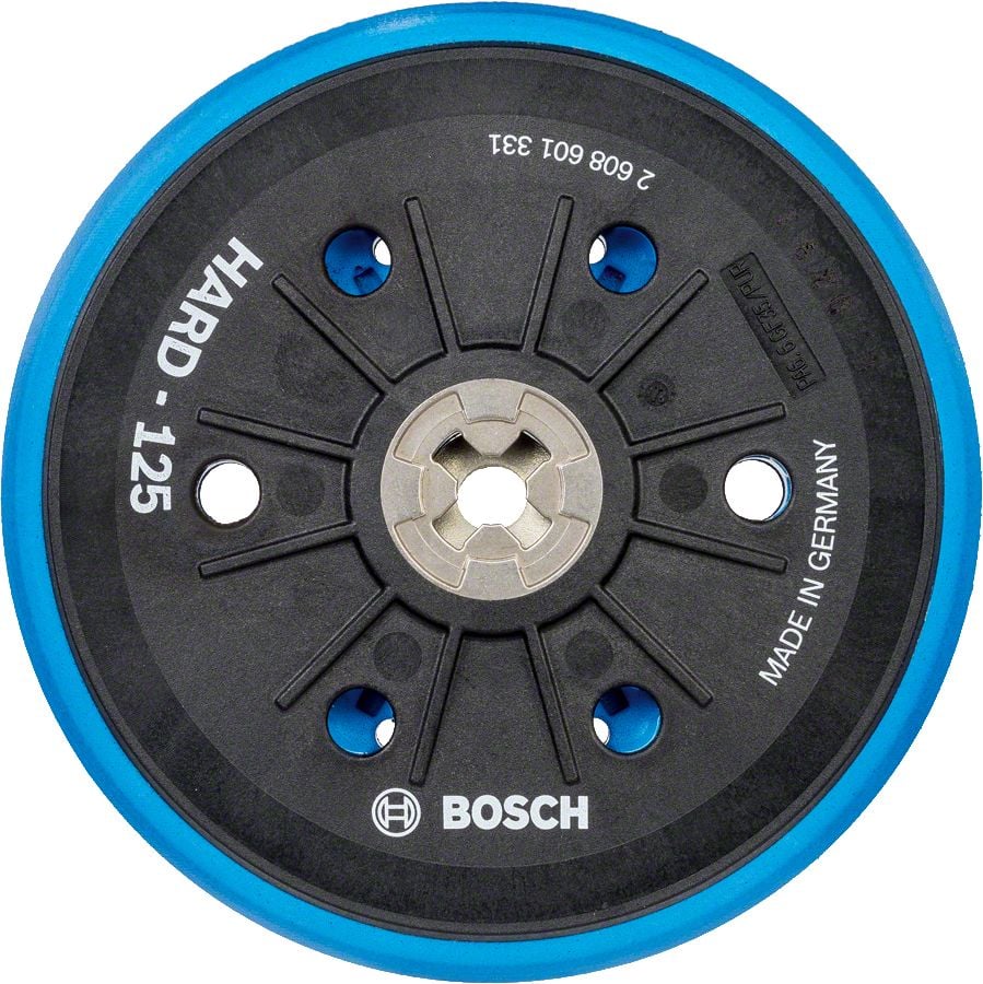 Bosch - 125 mm 5/16'' Çok Delikli Zımpara Tabanı Sert