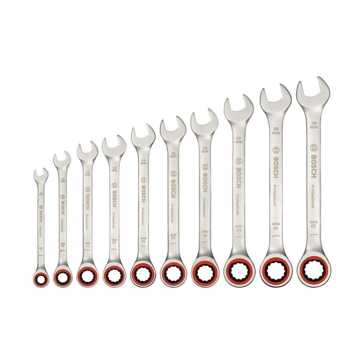 Bosch 1600A02AU0 10 Parça Cırcır Anahtar Seti