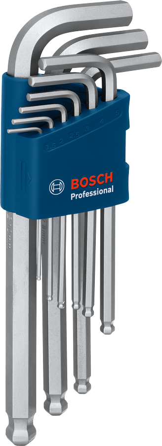 Bosch 1600A01TH5 9 Parça Hex Alyan Anahtar Takımı