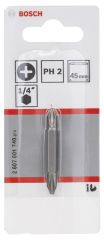 Bosch - Çift Taraflı Vidalama ucu PH2xPH2*45 mm 1'li