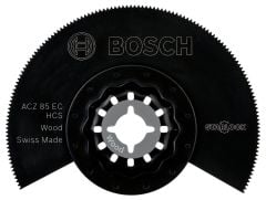 Bosch - Starlock - ACZ 85 EC - HCS Ahşap İçin Segman Testere Bıçağı, Bombeli 1'li