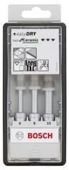 Bosch - Best Serisi, Matkap İçin Seramik Kuru Elmas Delici 6/8/10 mm 3 Parça Set